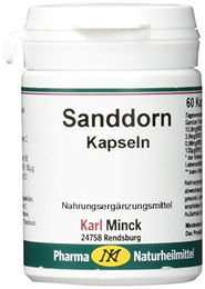 Karl Minck Sanddorn Kapseln vegan laktosefrei glutenfrei 60 Kapseln – Bild 1 von 1