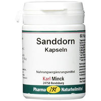Produktbild von Karl Minck Sanddorn Kapseln vegan laktosefrei glutenfrei 60 Kapseln