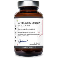 Produktbild von KENAY Apfelbeere Lutein Astaxantin Nahrungsergänzungsmittel Kapseln