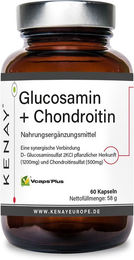 KENAY Glucosamin und Chondroitin Kapseln mit pflanzlichem Ursprung 60 Stück – Bild 1 von 2