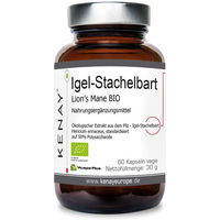 Produktbild von KENAY® Igel-Stachelbart Lion’s Mane BIO Kapseln vegetarisch ohne Zusatzstoffe 60 Stück