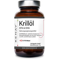 Produktbild von KENAY® Krillöl SUPERBABoost mit EPA und DHA in Kapseln 60 Stück
