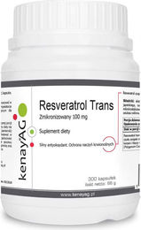 KENAY Mikronisiertes Resveratrol 100 mg 300 Kapseln – Bild 1 von 2