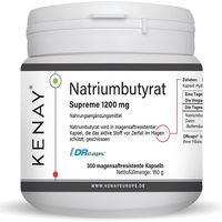 Produktbild von KENAY® Natriumbutyrat SUPREME 1200 mg magenresistente Kapseln 300 Stück