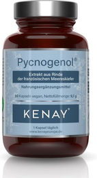 KENAY Pycnogenol Extrakt aus französischer Meereskiefer Rinde Kapseln 60 Stück – Bild 1 von 2