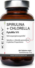 KENAY® Spirulina und Chlorella FytoMix V11 Superfood-Mischung Tabletten 360 Stück – Bild 1 von 2