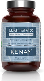 KENAY Ubiquinol V100 Aktive Form von Koenzym Q10 100 mg Kapseln 60 Stück – Bild 1 von 2