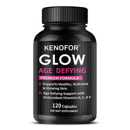 Kenofor Glutathion Kollagen Glow Nahrungsergänzungsmittel mit Antioxidantien und Vitaminen 120 Kapseln – Bild 1 von 3