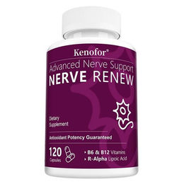 Kenofor Nerve Renew Nahrungsergänzungsmittel für Erwachsene 120 Kapseln – Bild 1 von 4