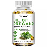 Produktbild von Kenofor Oil of Oregano mit Black Seed Oil 6000 mg Kapseln 120 Stück