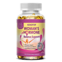 Kenofor Women's Hormone Balance & Menopause Support Nahrungsergänzungsmittel für Frauen 120 Kapseln – Bild 1 von 3
