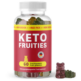 Ketofruities Maca und L-Arginin Gummis Keto 60 Stück – Bild 1 von 3