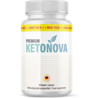 Produktbild von Ketonova Kapseln vegan pflanzlicher Ursprung ohne Zusatzstoffe 90 Kapseln