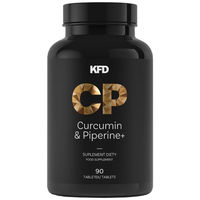 Produktbild von KFD Nutrition Curcumin und Piperine Kapseln ohne Zusatzstoffe