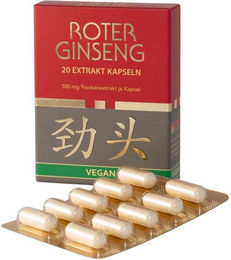 KGV Korea Roter Ginseng 500 mg Kapseln Vegan – Bild 1 von 1