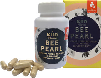 KIIN PHARMA Bee Pearl Bienenbrotextrakt Bio Kapseln glutenfrei und hefefrei 30 Stück – Bild 1 von 6