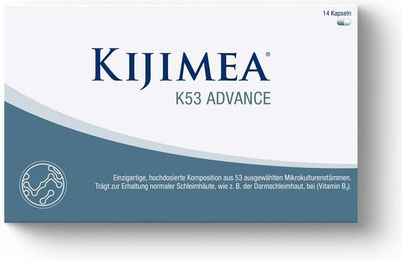Kijimea K53 Advance Kapseln 14 Stück glutenfrei laktosefrei ohne Zusatzstoffe – Bild 1 von 2