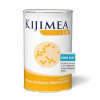 Produktbild von KIJIMEA Life Pulver mit 101 Bakterienstämmen, B-Vitaminen, Vitamin D, E, Calcium und Protein, laktosefrei und glutenfrei, 510 g