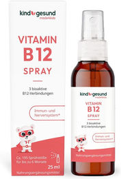 kindgesund Vitamin B12 Spray für Kinder vegan und zuckerfrei 25 ml – Bild 1 von 1