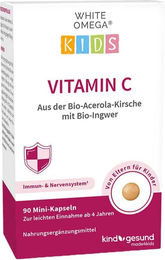 KINDGESUND Vitamin C mit Ingwer für Kinder – Bio Kapseln, vegan, zuckerfrei, 90 Stück – Bild 1 von 2
