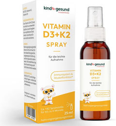 kindgesund® Vitamin D3 K2 Kinder Spray vegan zuckerfrei 25 ml – Bild 1 von 1