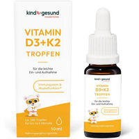 Produktbild von kindgesund Vitamin D3K2 Kinder Tropfen vegan zuckerfrei ohne Zusatzstoffe