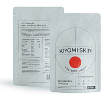 Produktbild von KIYOMI SKIN Skin Energy Resveratrol Kapseln vegan laktosefrei und glutenfrei