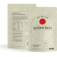 Produktbild von KIYOMI SKIN Skin Glow Zink Biotin und Selen Kapseln vegan laktosefrei glutenfrei 60 Stück