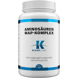 KLEAN LABS Aminosäuren MAP-Komplex EAA vegan ohne Zusatzstoffe 120 Kapseln – Bild 1 von 3