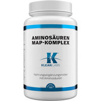 Produktbild von KLEAN LABS Aminosäuren MAP-Komplex EAA vegan ohne Zusatzstoffe 120 Kapseln