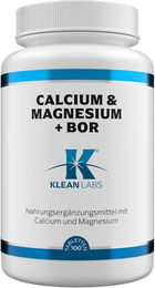 Klean LABS Calcium Magnesium Bor Tabletten mit Citrat und Bisglycinat 100 Stück – Bild 1 von 1