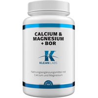 Produktbild von Klean LABS Calcium Magnesium Bor Tabletten mit Citrat und Bisglycinat 100 Stück