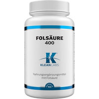 Produktbild von Klean Labs Folsäure 400 µg Kapseln für Schwangere und Stillende 100 Stück