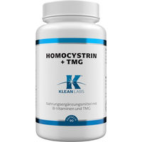 Produktbild von Klean Labs Homocystrin + TMG B-Komplex vegan ohne Zusatzstoffe Kapseln für Senioren