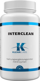 Klean Labs Interclean Multi-Enzym-Komplex Kapseln vegan glutenfrei ohne Zusatzstoffe – Bild 1 von 1