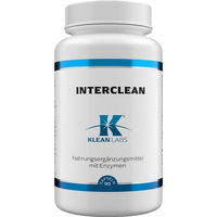 Produktbild von Klean Labs Interclean Multi-Enzym-Komplex Kapseln vegan glutenfrei ohne Zusatzstoffe
