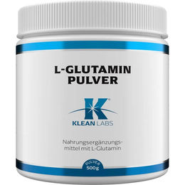Klean Labs L-Glutamin Pulver vegan glutenfrei ohne Zusatzstoffe 500 g – Bild 1 von 1