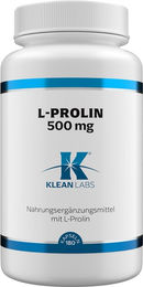 Klean Labs L-Prolin 500 mg Kapseln vegan ohne Zusatzstoffe 180 Stück – Bild 1 von 1
