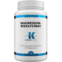 Produktbild von Klean Labs Magnesiumbisglycinat Kapseln vegan ohne Zusatzstoffe 120 Stück