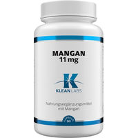 Produktbild von Klean Labs Mangan 11 mg Kapseln vegan ohne Zusatzstoffe 90 Stück