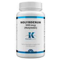 Produktbild von Klean Labs Molybdän 500 mcg Kapseln 60 Stück vegan ohne Zusatzstoffe