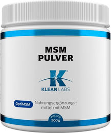 Klean Labs MSM Methylsulfonylmethan Pulver 500 g vegan glutenfrei ohne Zusatzstoffe – Bild 1 von 1
