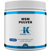 Produktbild von Klean Labs MSM Methylsulfonylmethan Pulver 500 g vegan glutenfrei ohne Zusatzstoffe