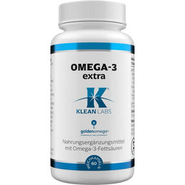 Klean Labs Omega-3 Extra Kapseln ohne Zusatzstoffe 60 Stück – Bild 1 von 1