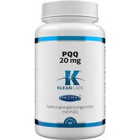 Produktbild von Klean Labs PQQ Kapseln 20 mg vegan glutenfrei 60 Stück