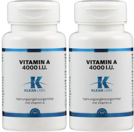 Klean Labs Vitamin A 4000 I.U. Kapseln vegan und glutenfrei – Bild 1 von 1
