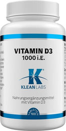 Klean Labs Vitamin D 1000 IE Tabletten für Senioren sowie Schwangere und Stillende – Bild 1 von 1