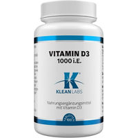 Produktbild von Klean LABS Vitamin D3 1000 i.E. Tabletten 100 Stück