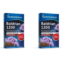 Produktbild von Klosterfrau Baldrian 1200 Tabletten vegan laktosefrei und glutenfrei 60 Stück