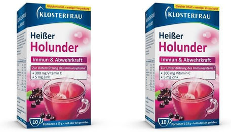 Klosterfrau Broncholind Heißer Holunder Pulver mit Ascorbinsäure – Bild 1 von 3